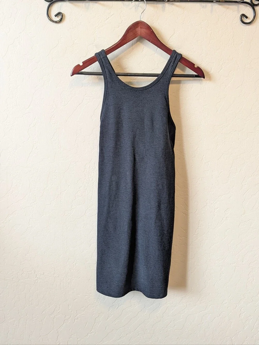 Beyond Yoga Under Lock and Key Dress in Heathered Grey